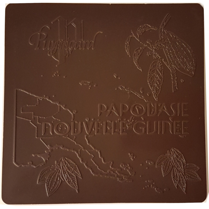 BAR of Pure Dark Chocolate 73% Papua New Guinea 100g