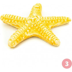 Figurine étoile de mer jaune