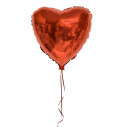 Ballon coeur rouge Saint-Valentin