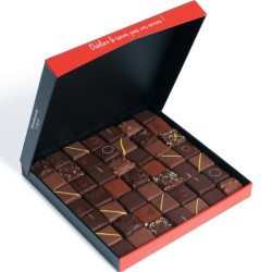 Coffret personnalisé test Sarah 25 chocolats